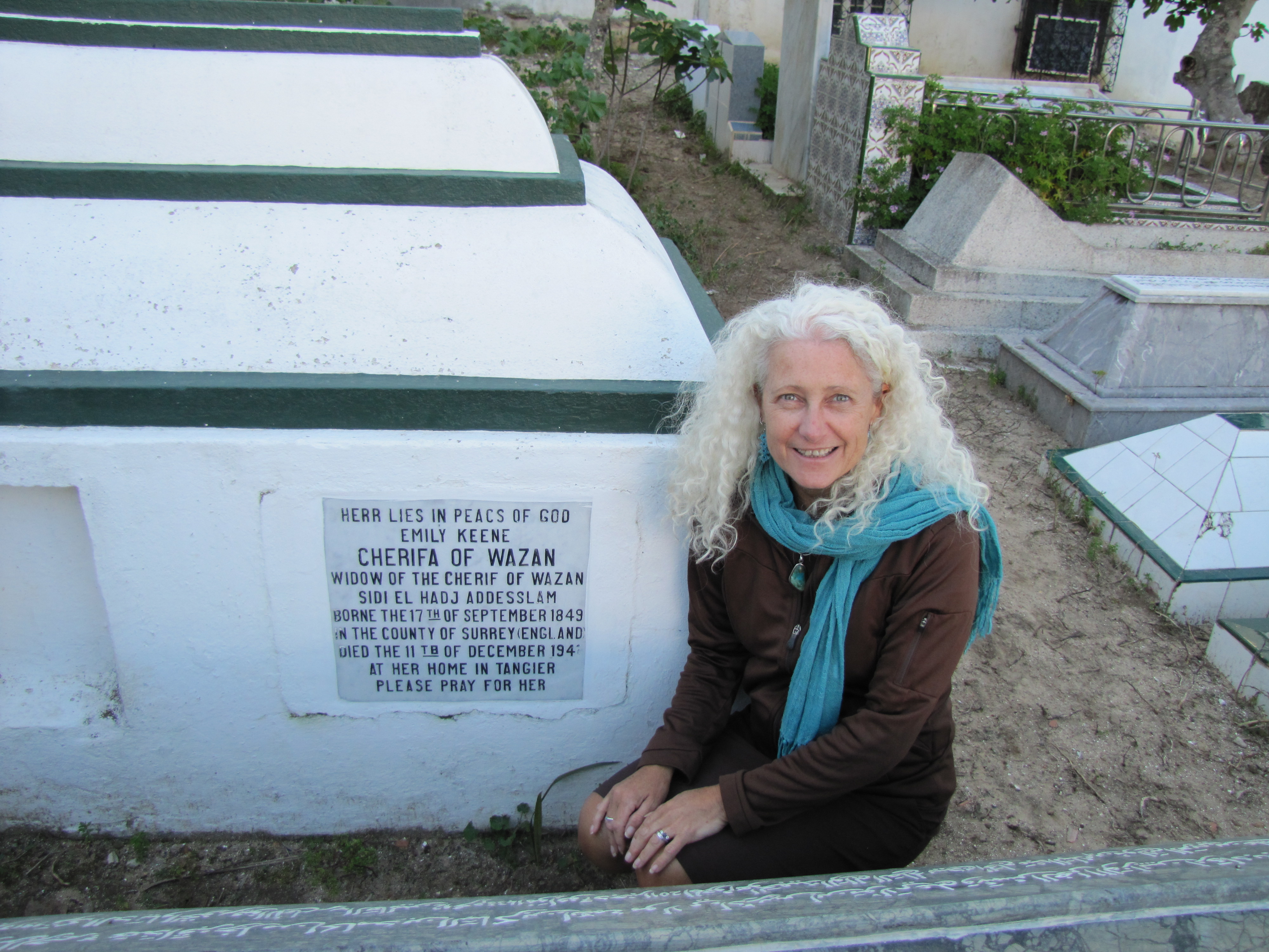 La tombe d'Emily Keene dans la zaouia de Dar Dmana à Ouezzane. / Source : https://pippasperegrinations.wordpress.com